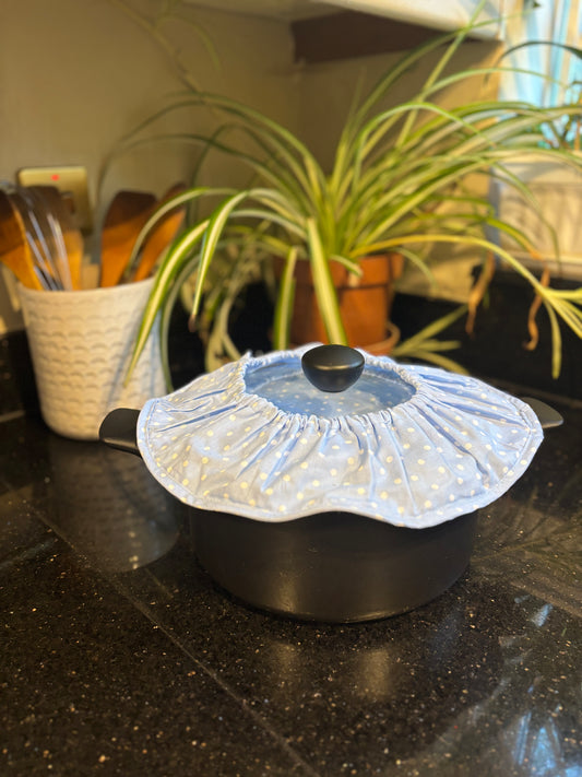Sky Bloom- Handmade Damkesh Pot Lid Cover 5- Piece Set